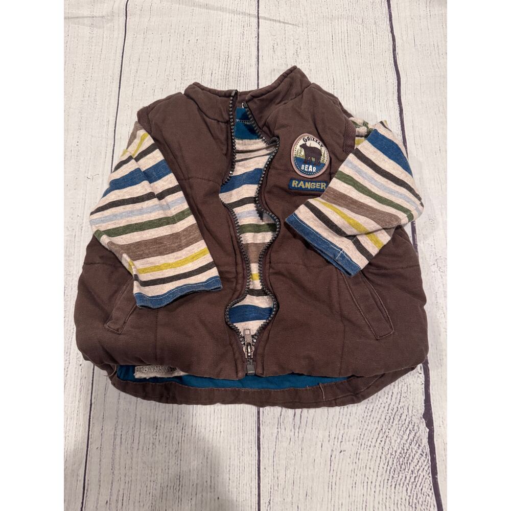 Baby Headquarters Vest with Matching Long sleeve shirt